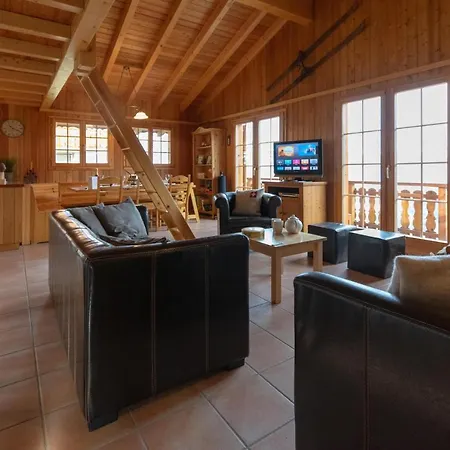 木屋 Chalet Belle Vue - 10 Pers - Fireplace - Apple Tv 拉茨欧马兹